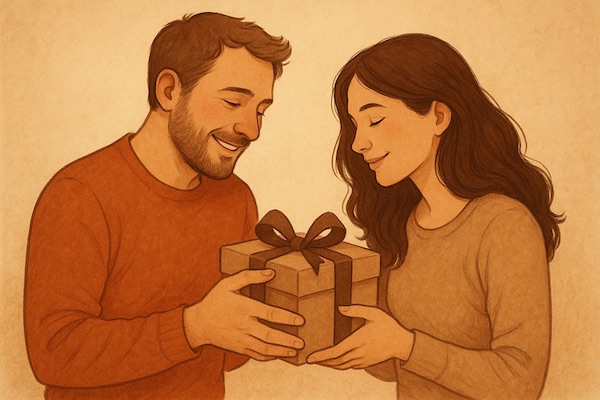 PI 19 Dárek není věc Pondělní inspirace, Dárek není věc